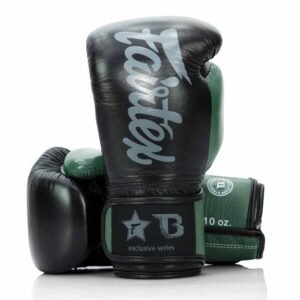Gants de Boxe FXB BG V2 BLACK/GREEN/GREY