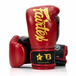 Gants de Boxe FXB BG V2 RED/BLACK/GOLD