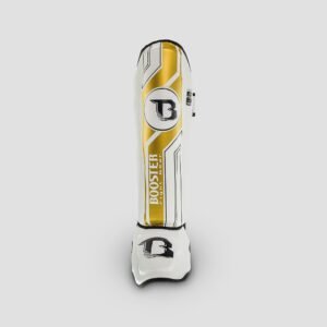 Protège-Tibias Booster Fight Gear BSG V9 White/Gold