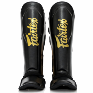 Protège-Tibias Fairtex x Booster Fight Gear FXB SG Black/Gold