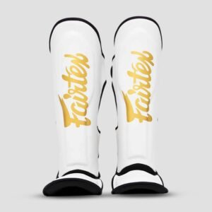Protège-Tibias Fairtex x Booster Fight Gear FXB SG White